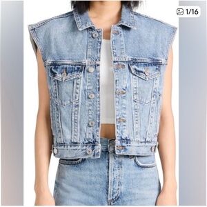 Agolde Charli Denim Vest